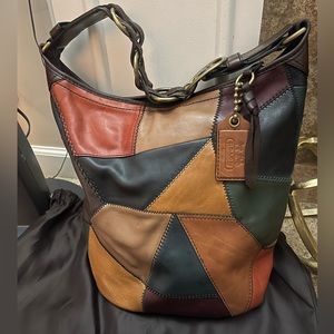 Coach XL Patchwork Leather Bleecker
